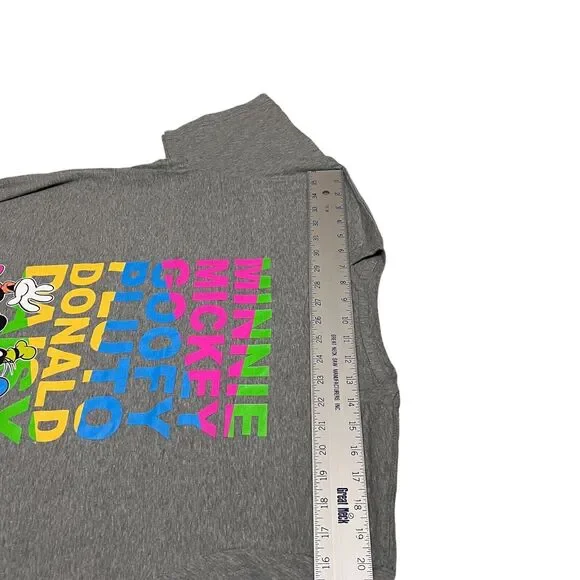 Disney Parks T Shirt XL Mickey Friends Ears Colorful World Logo Family Daisy - Picture 3 of 7